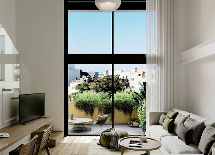 Studio in building 700 m from sea