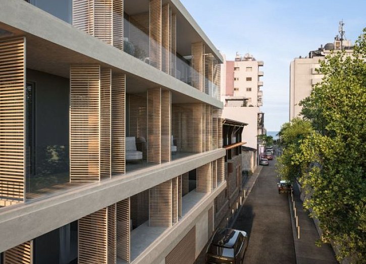 Modern apartment 100 m from beach
