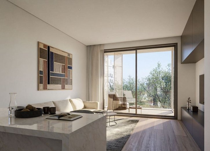 Modern apartment 100 m from beach