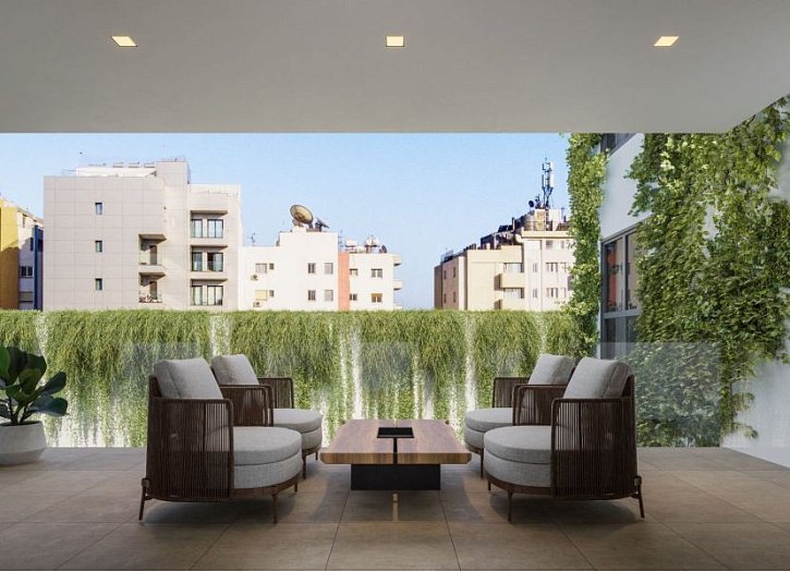 Modern apartment 100 m from beach
