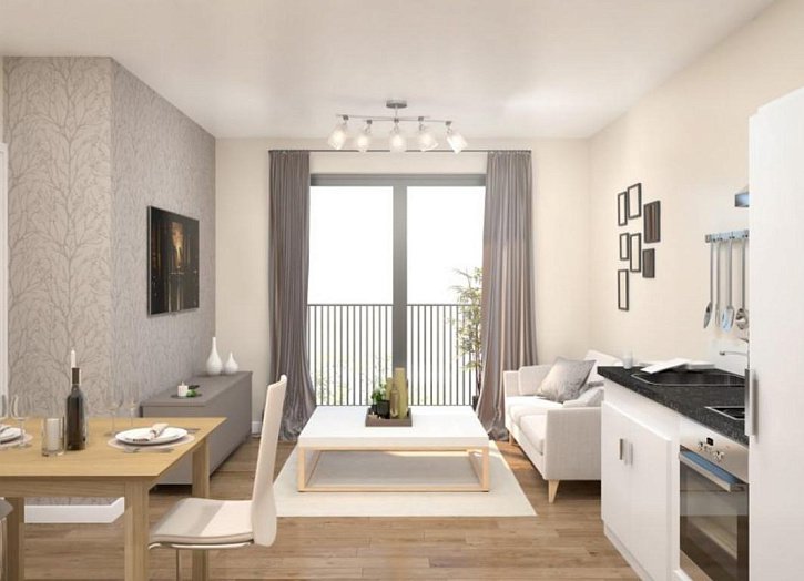Apartment in einer geschlossenen Wohnanlage in Meeresnähe
