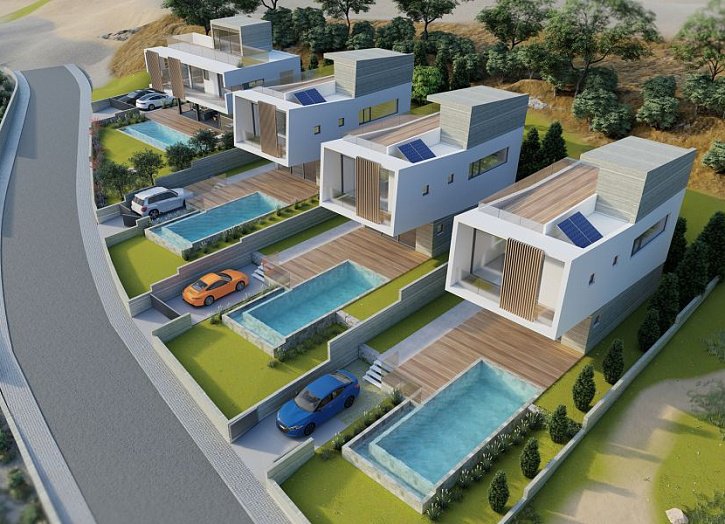Ready Modern villa with amazing sea views