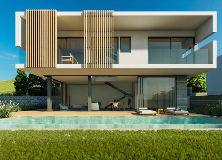 Ready Modern villa with amazing sea views