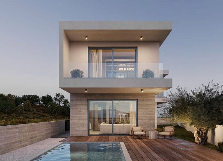 Modern villa close to city