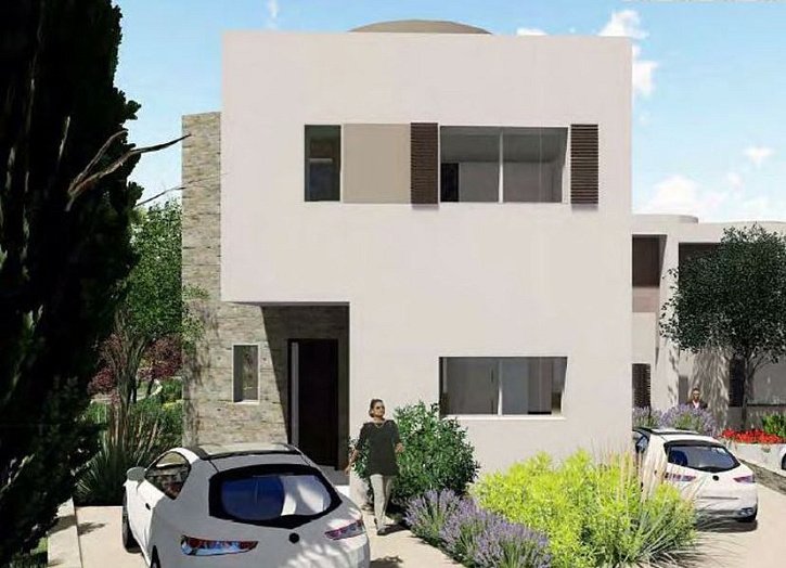 Terraced house in club resort with sea view