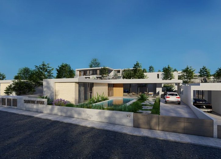 Bungalow mit Dachterrasse und Meerblick