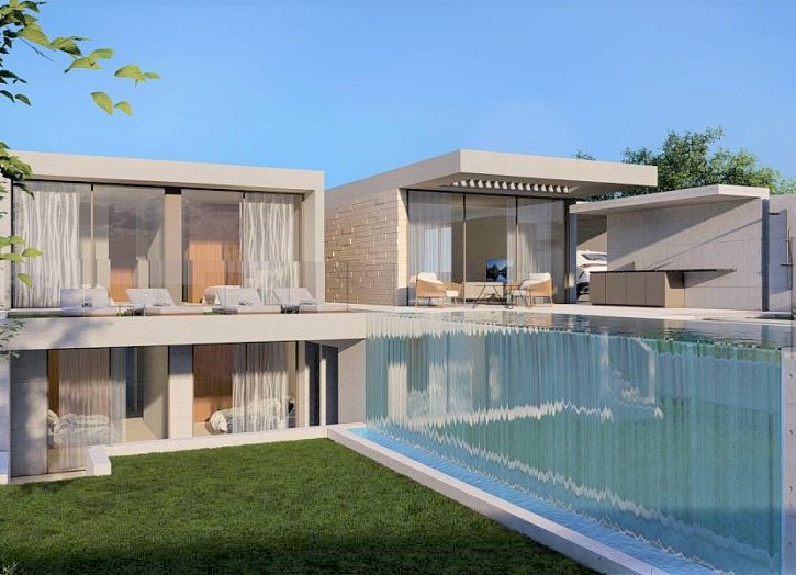 Bungalow mit Dachterrasse und Meerblick