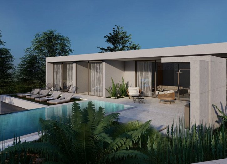 Bungalow mit Dachterrasse und Meerblick