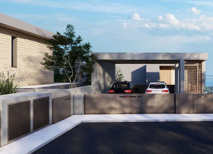 Bungalow mit Dachterrasse und Meerblick