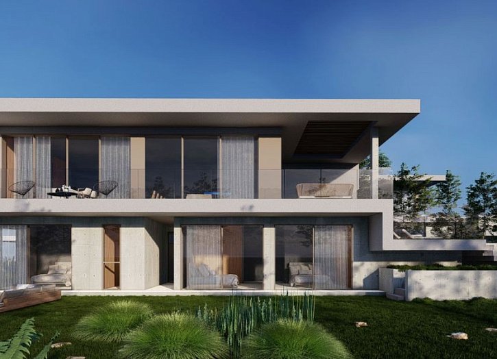 Bungalow mit Dachterrasse und Meerblick