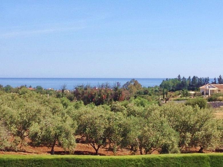 Bungalow on large seaview plot in Polis