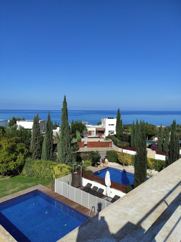 Luxury villa in seafront gated development in Polis