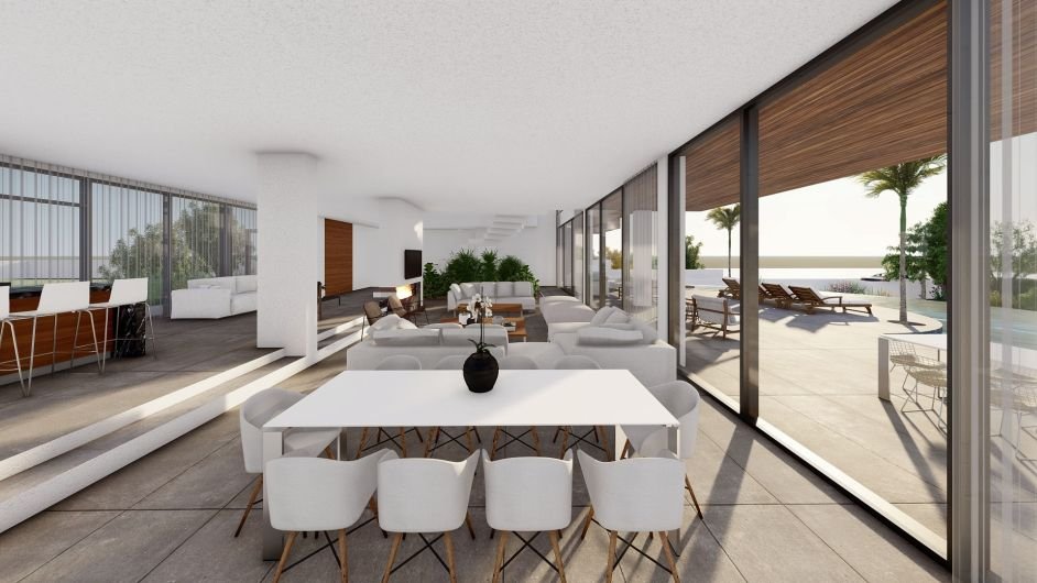 Modern villa steps away from the Sea