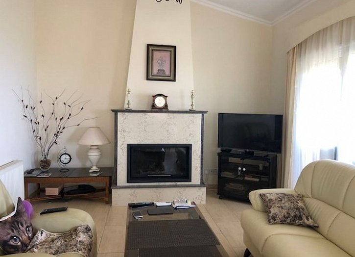 Villa with unobstracted sea views on the hills of Paphos