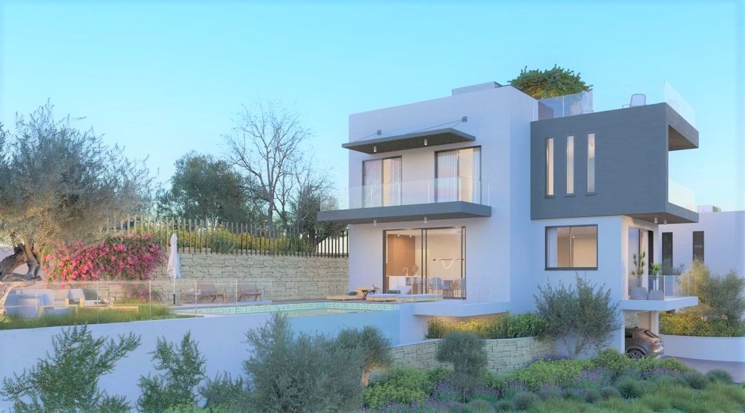 Moderne Villa mit Meerblick in Paphos
