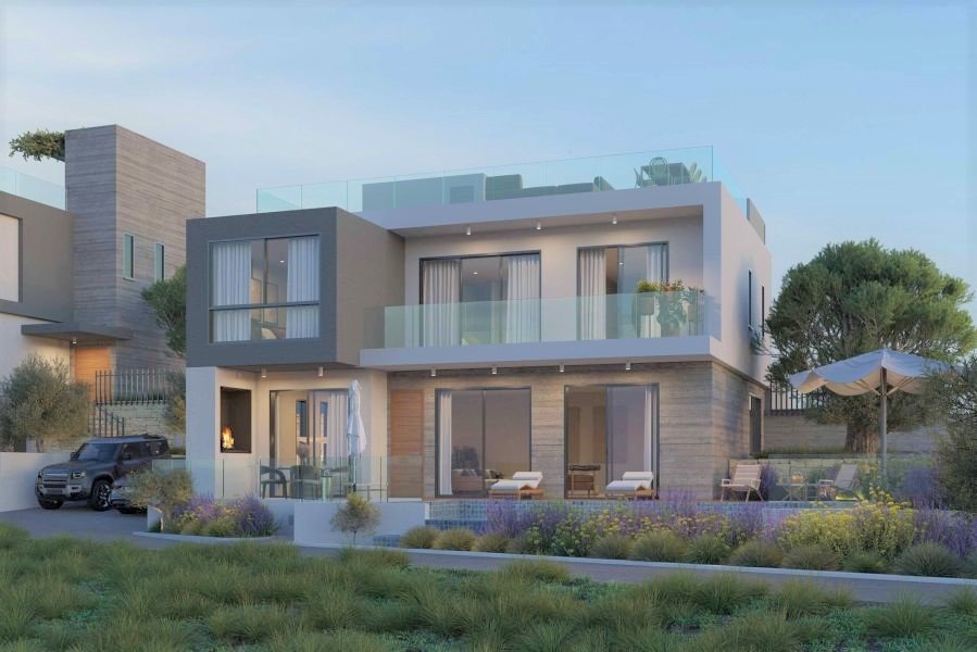 Moderne Villa mit Meerblick in Paphos