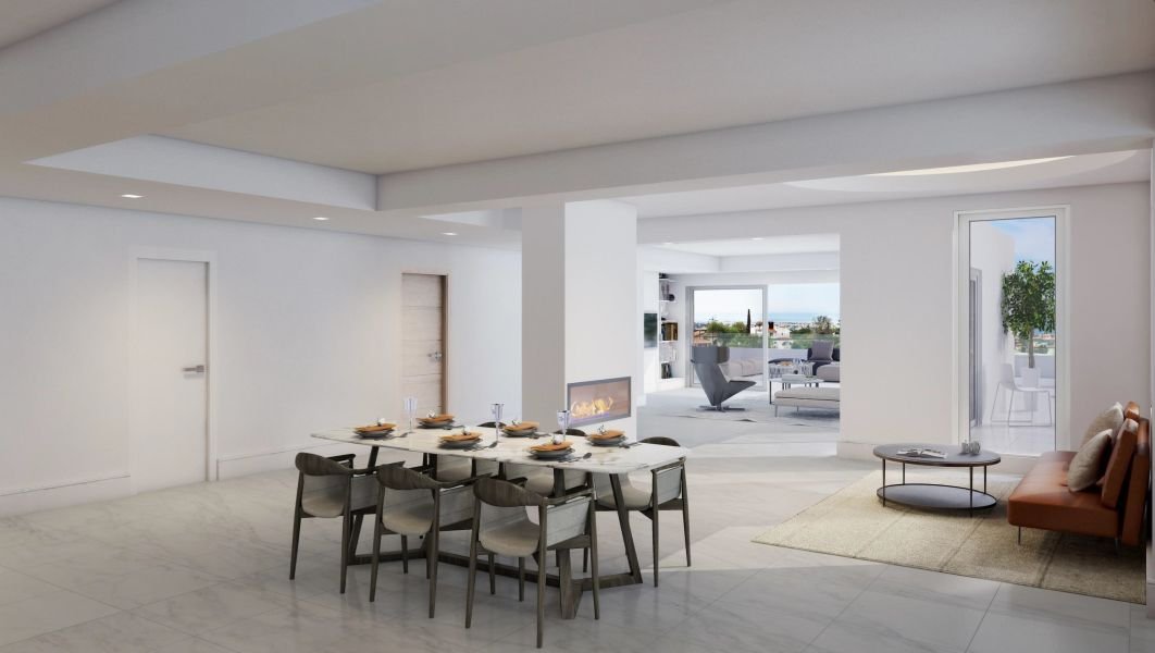Penthouse in key ready complex in Paphos