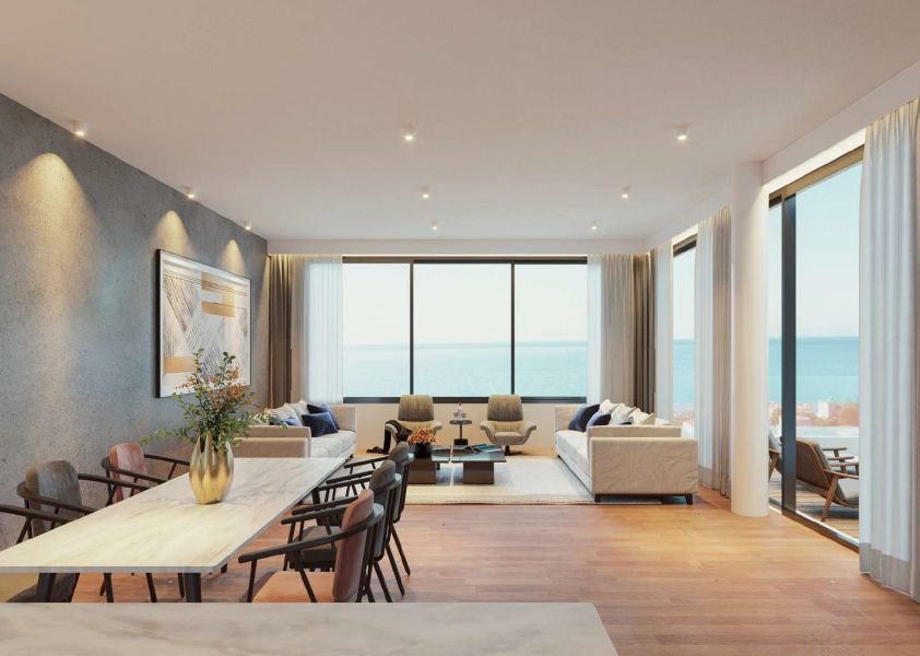 Modern villas near sea in Paphos