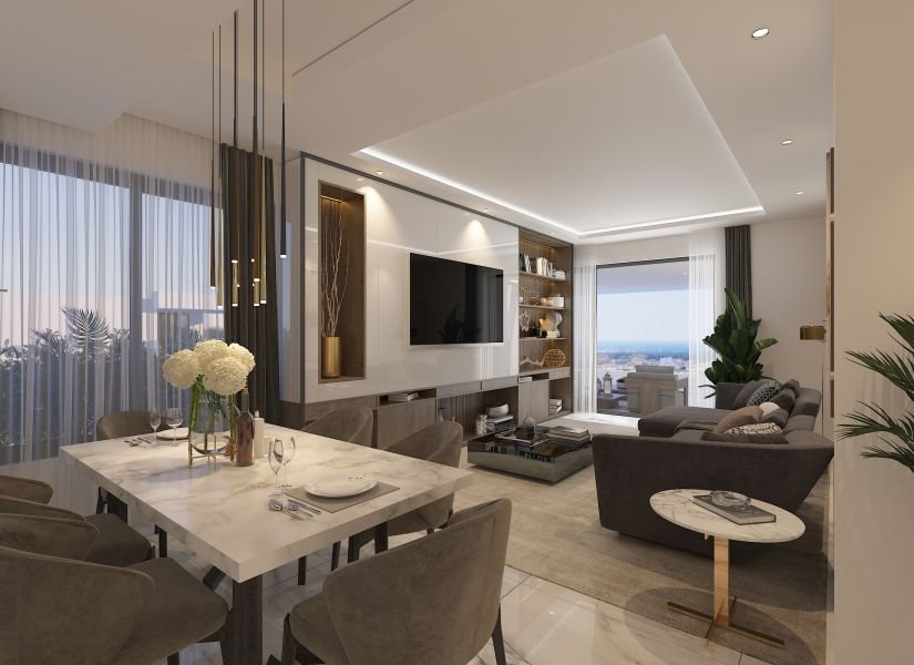 Sea View Apartment in modern complex with swimming pool