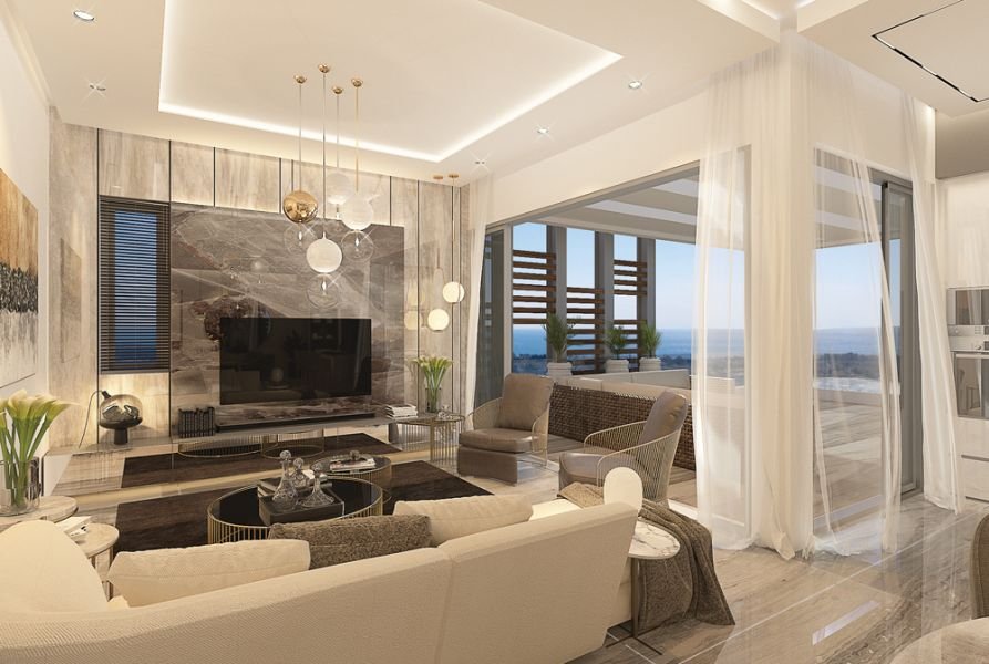 Modern Apartment  with large balcony