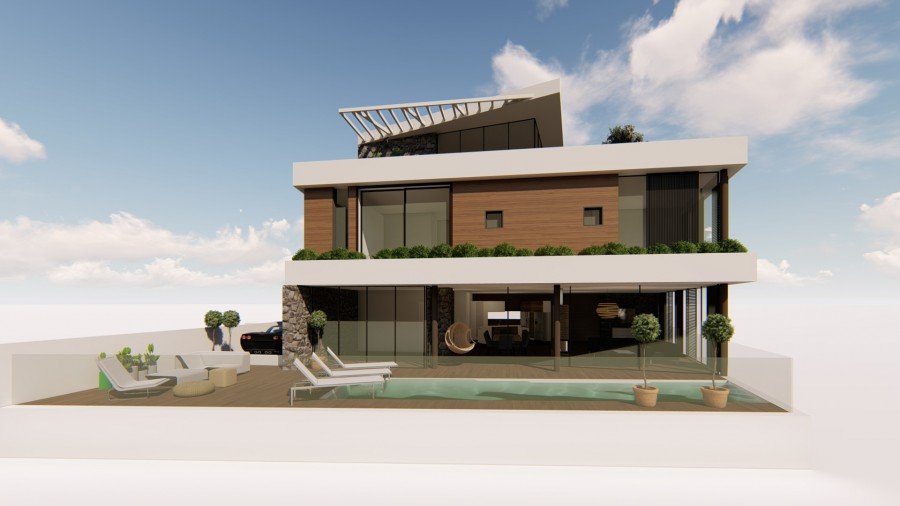 Beach front villa with unobstructed views