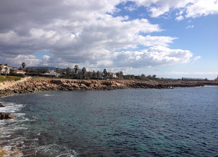 Sea front villa in Paphos