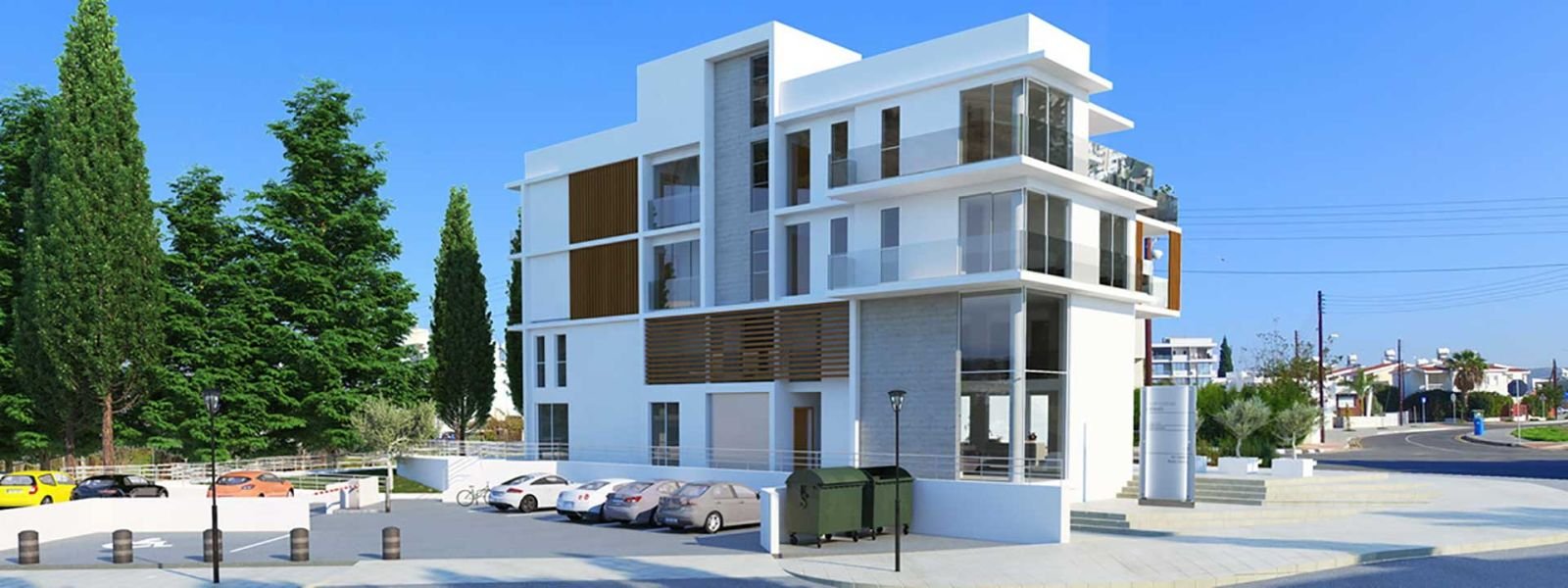 Apartment in modern mixed-use development in Paphos