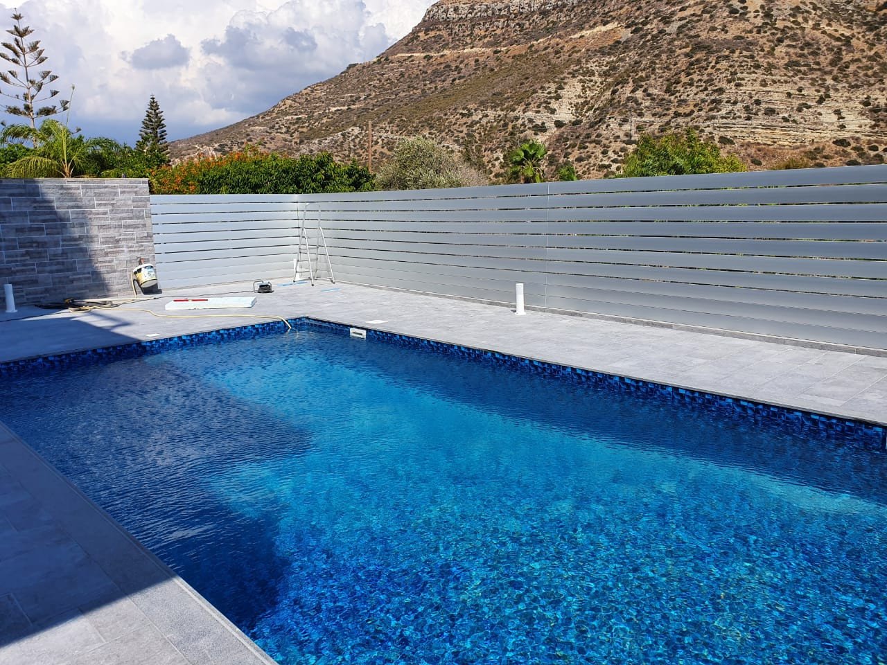 Moderne Villa, Bergblick in Limassol