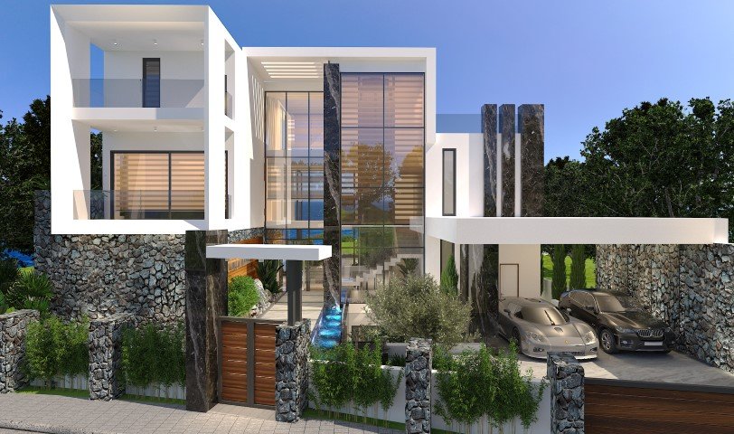 Seafront modern villa in Paphos