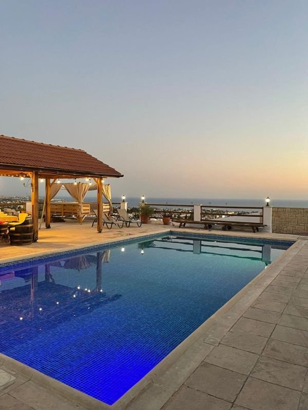 SeaView Large Estate with Building Potential in Paphos