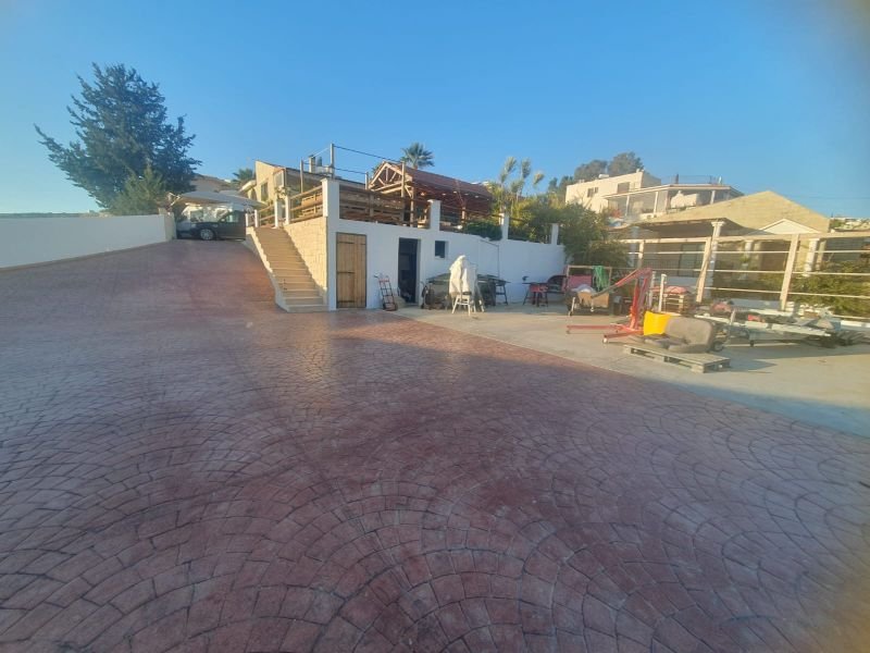 SeaView Large Estate with Building Potential in Paphos