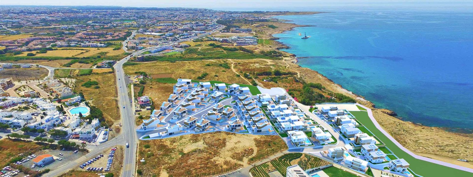 ПМЖ.Вилла на первой линии моря с видом на море