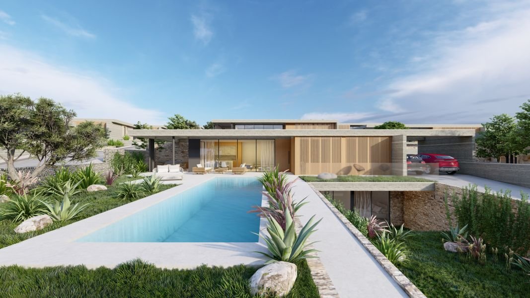 Moderne Villa mit Meerblick