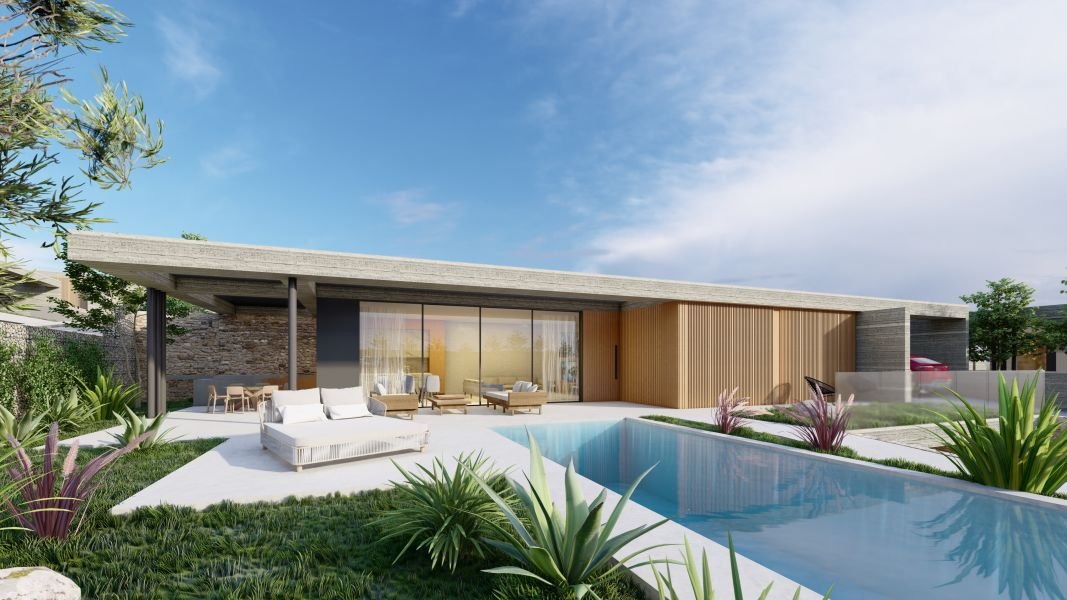 Moderne Villa mit Meerblick