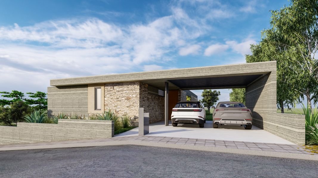 Moderne Villa mit Meerblick