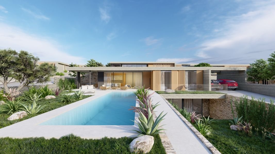Moderne Villa mit Meerblick
