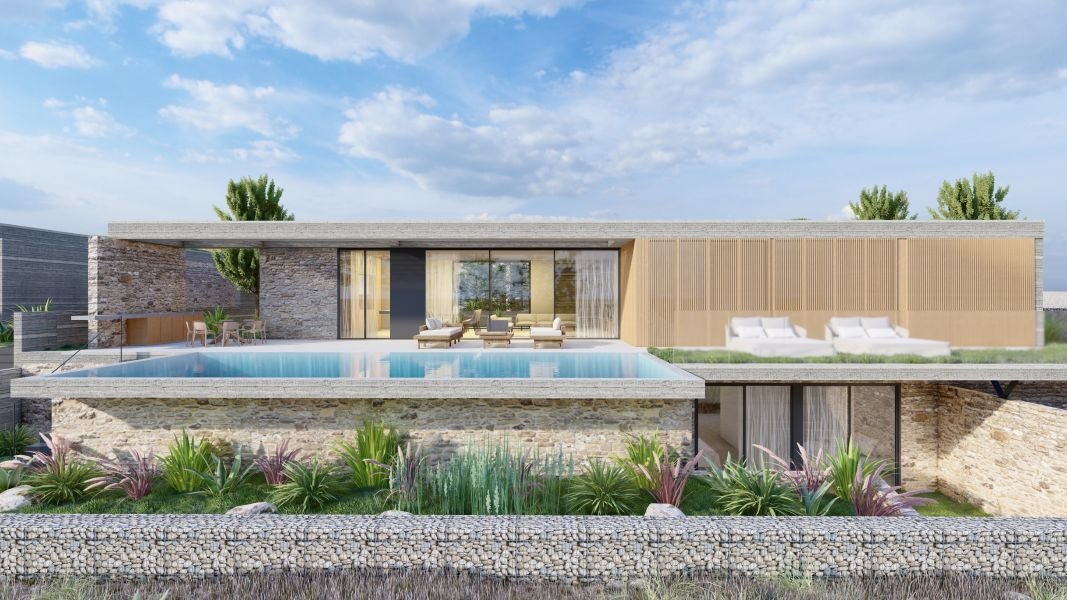 Moderne Villa mit Meerblick