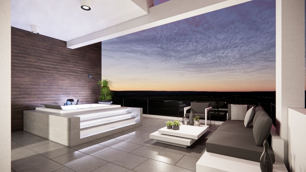 Penthouse in a boutique gated complex in Paphos