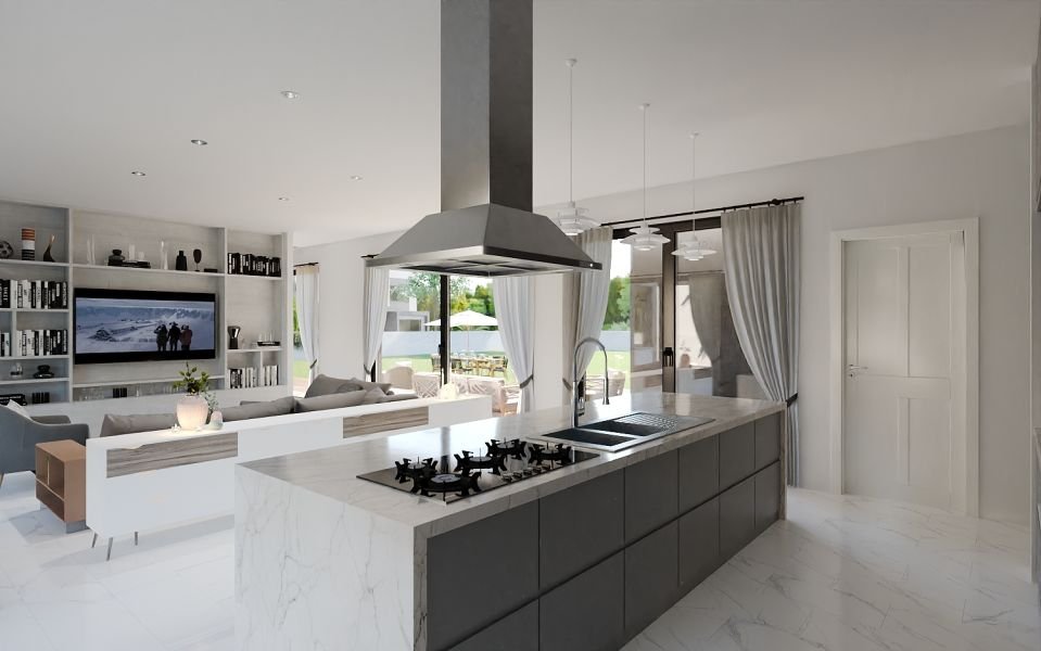 Modern villa 700m from sea in Paphos