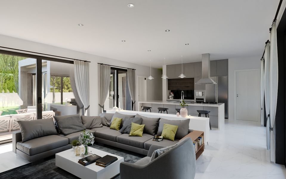 Modern villa 700m from sea in Paphos