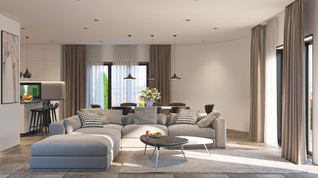 Detach house in complex close to city