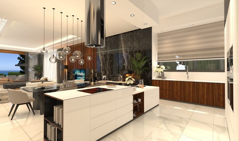 Seafront modern villa in Paphos