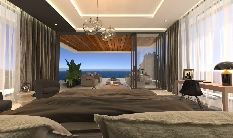 Seafront modern villa in Paphos