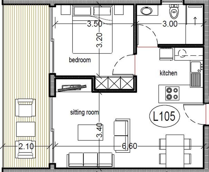 Apartment in einer Seniorenresidenz, Freehold