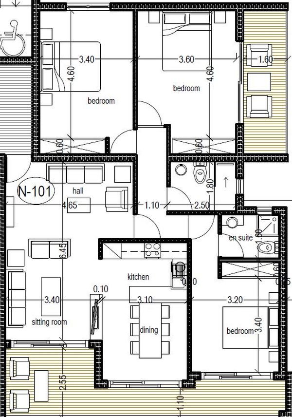 Apartment in einer Seniorenresidenz, Freehold