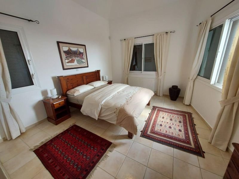 Spacious villa with unobstructed sea views on big plot in Paphos