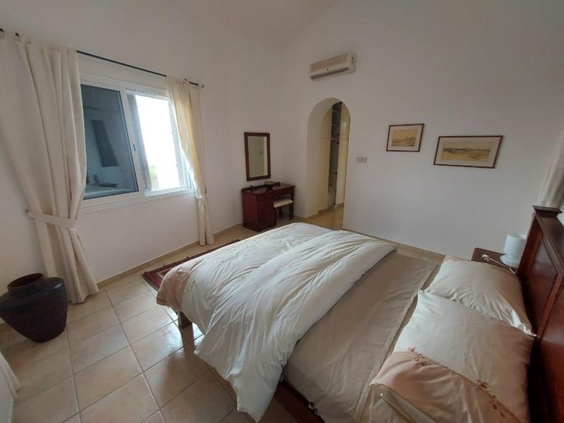 Spacious villa with unobstructed sea views on big plot in Paphos
