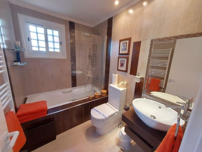 Spacious villa with unobstructed sea views on big plot in Paphos