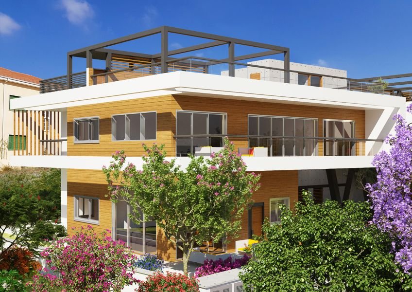 Condominium in residential development in city