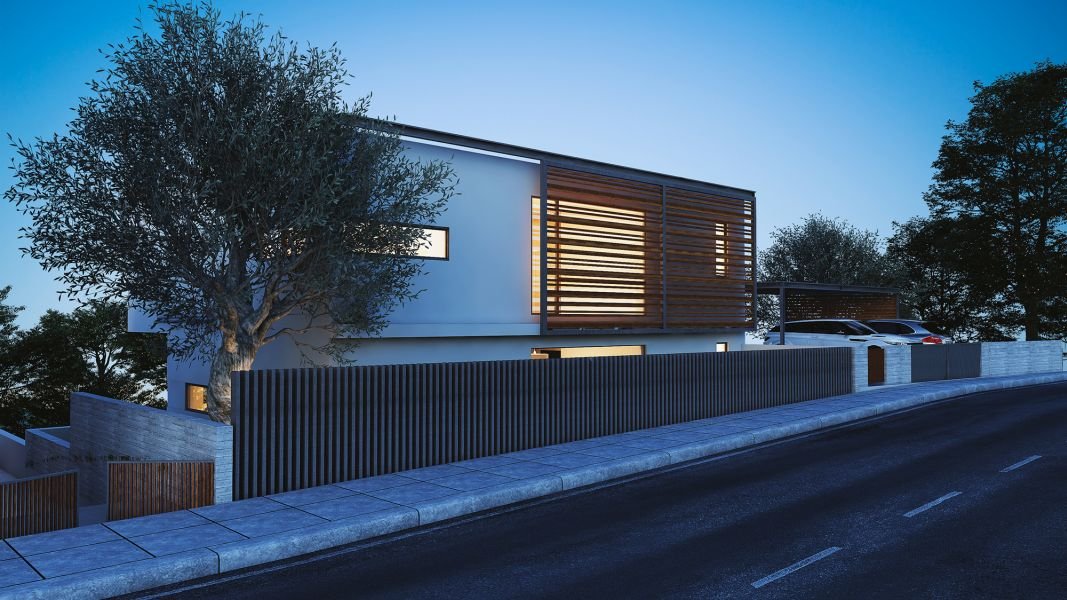 Luxury modern villa with sea view